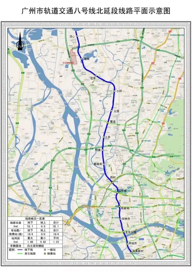 广州地铁8号线北延段最新消息2020年11月