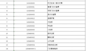 2019年广州市社会医疗保险普通门诊诊疗项目目录