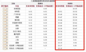 2024广州地铁3号线春节停运时间