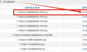 2025广东选调报名人数怎么看？
